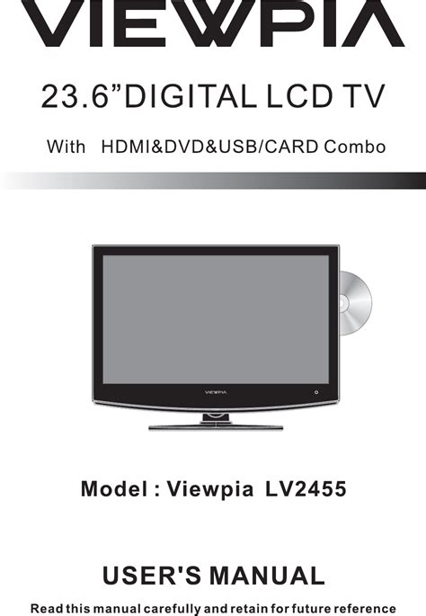 viewpia lv 2455|Viewpia LCD Plasma TV User Manuals .